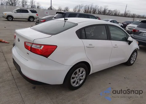 2016 Kia Rio Lx из США, поврежденный, VIN KNADM4A30G6575130